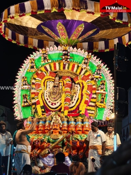 திருவண்ணாமலை கார்த்திகை தீபத் திருவிழா 2025 – ஒன்பதாம் நாள் இரவு!